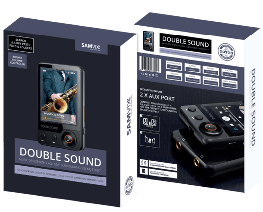 SAMVIX DOUBLE SOUND 16GB MP3 PLAYER 1