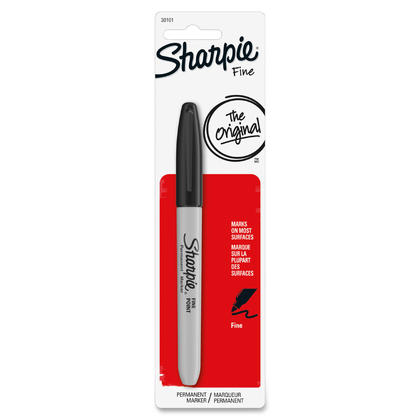 SHARPIE MARKER FINE BLK