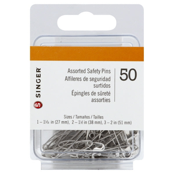 SINGER-SAFETY PINS-ASST-STEEL