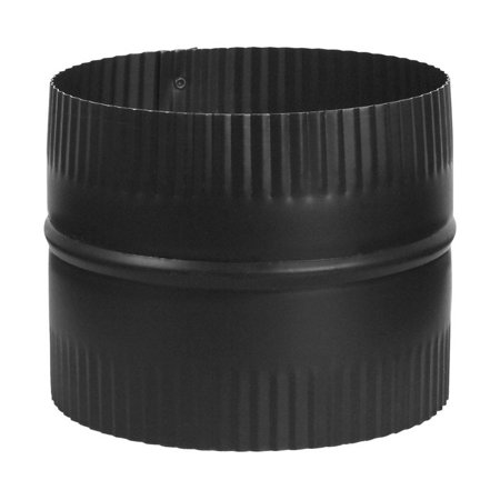 STOVE PIPE BLK STL 6X4" 1