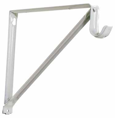SUPPORT SHELF&ROD WHT