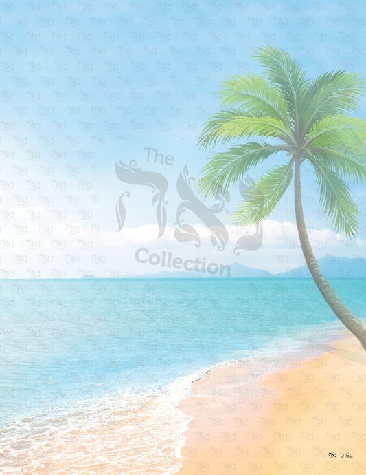 Design paper Pine Tree Waterside 3x4 "  50 Per Pack