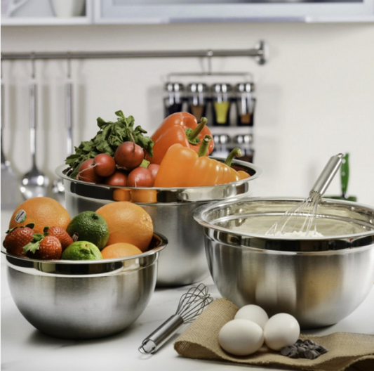 YBM Home Deep Professional Mixing/Serving Bowl, Various Sizes.