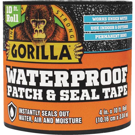 Sealant Tape Patch & Seal 10ft Tape - Black