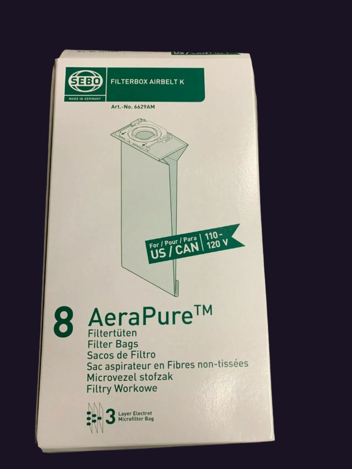 Sebo Filter Bags Style K