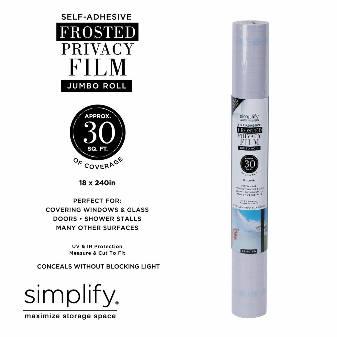 Self Adhisive Frosted Privacy Film 30 SQ Ft