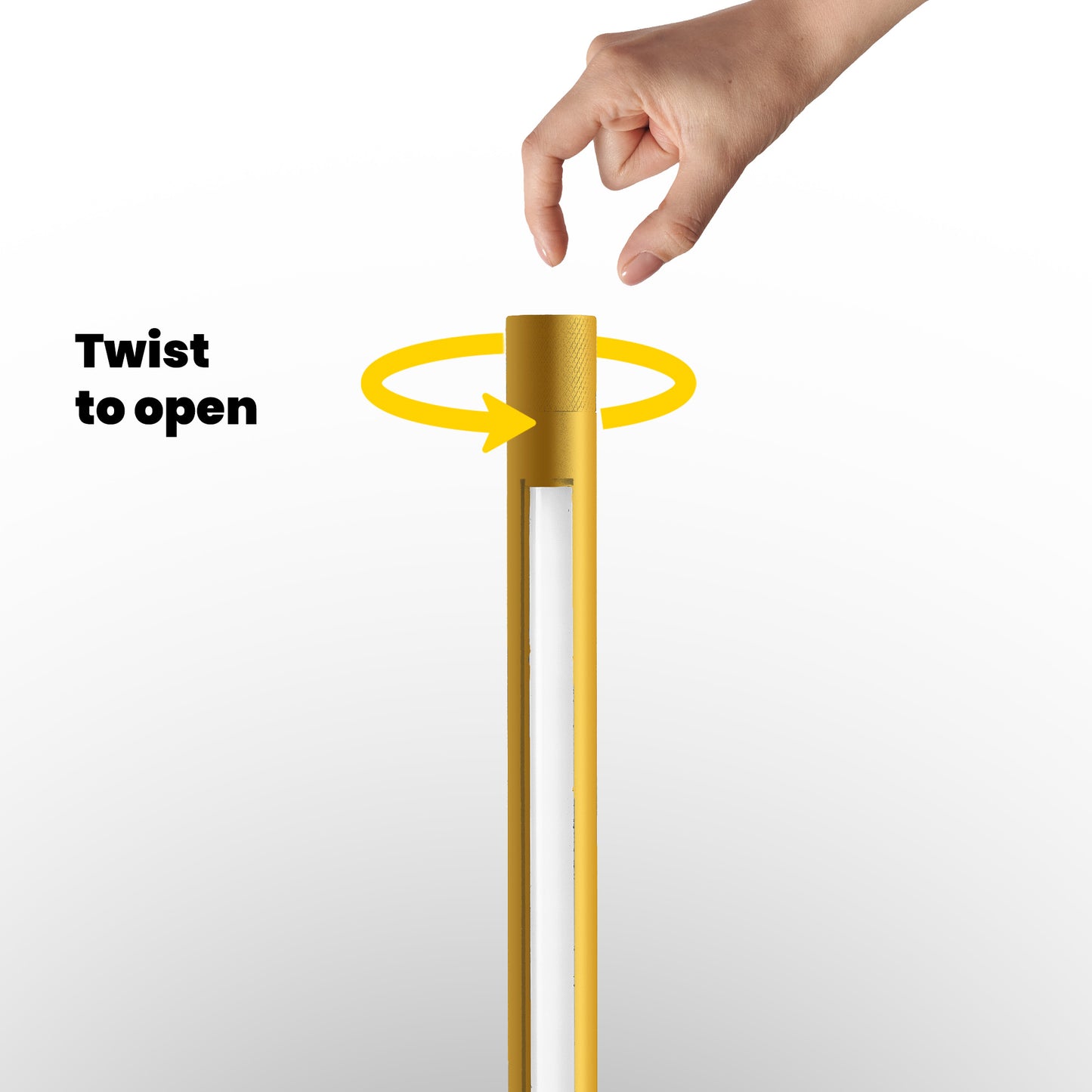 Shabbostick 2.1- Shabbos Lamp With Travel Bag By Smart Yid, Gold