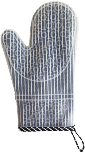 Silli Mitt Silicone Oven Mitt Pinstripe