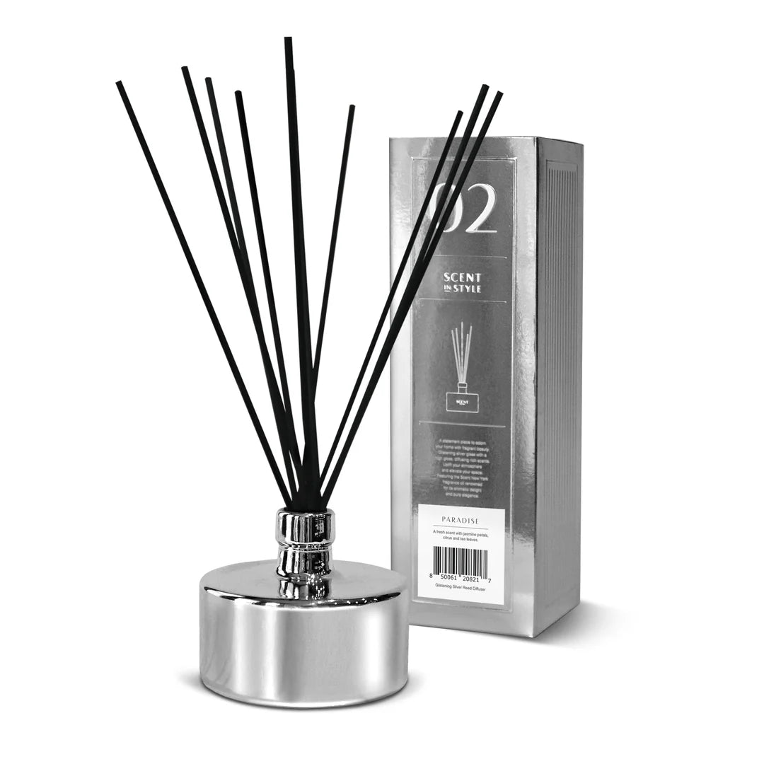 Glistening Silver Reed Diffuser Paradise