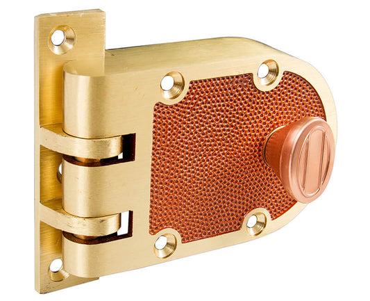Single Cylinder Jimmyproof Deadlock- Solid Bronze Carded