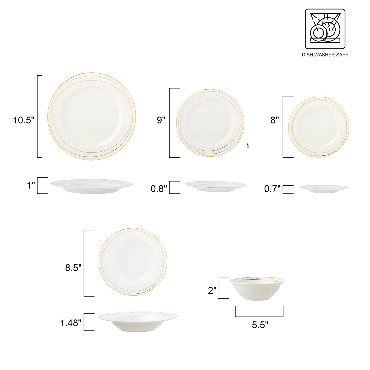 Sisi Bone China 20PC Set 6