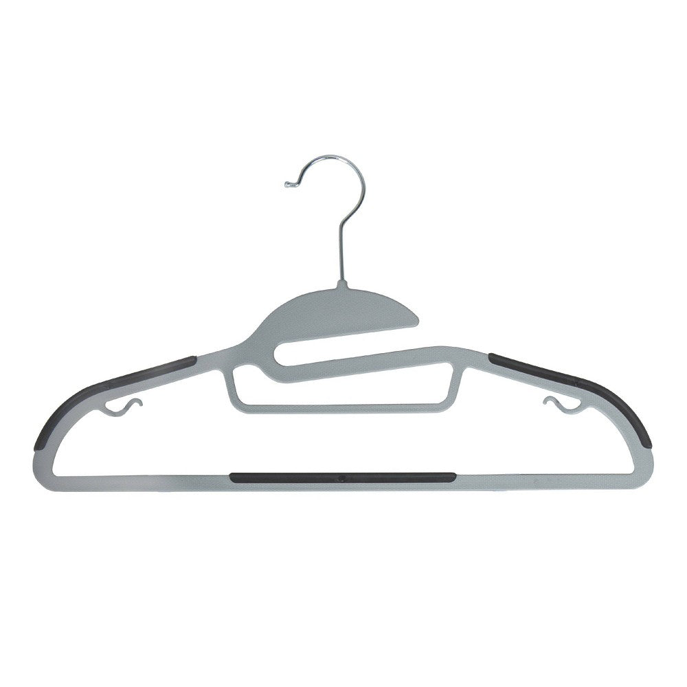 Slim Plastic Hanger (Grey 8 Pk.)