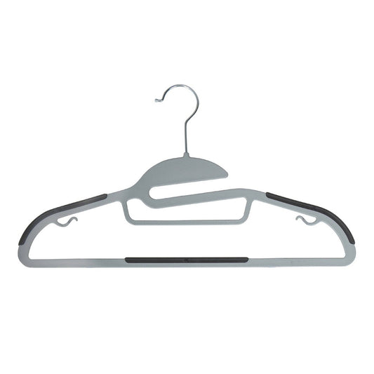Slim Plastic Hanger (Grey 8 Pk.)