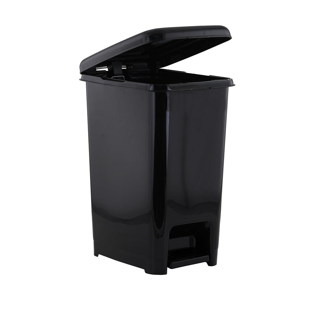 Slim Step Trash Can 16 Gal Black