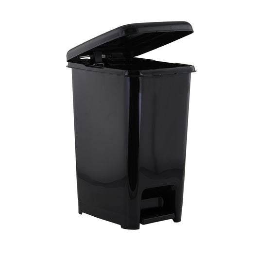 Slim Step Trash Can 16 Gal Black