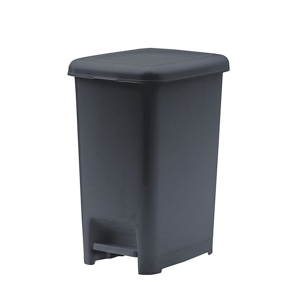 Slim Step Trash Can 16 Gal Grey 1