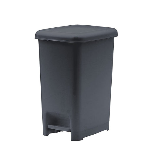Slim Step Trash Can 16 Gal Grey 1