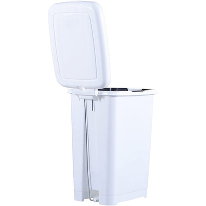 Slim Step Trash Can 16 Gal Grey 2