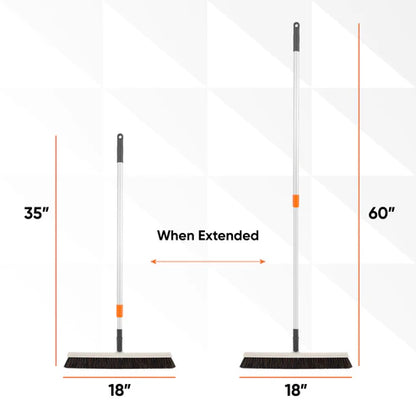 Slim Swivel Horse Hair Broom 9