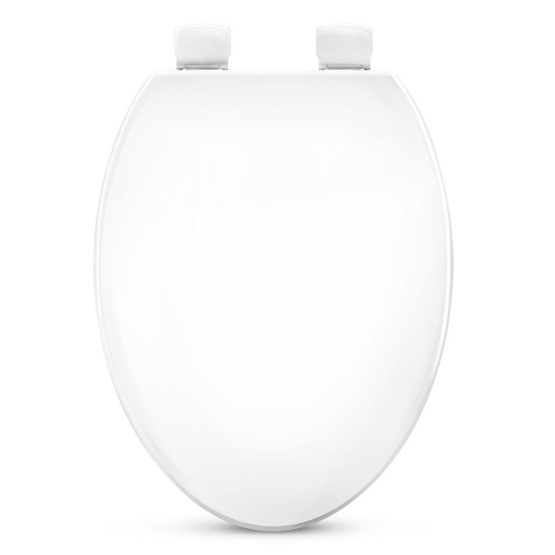 Slow Close Elongated Toilet Seat White