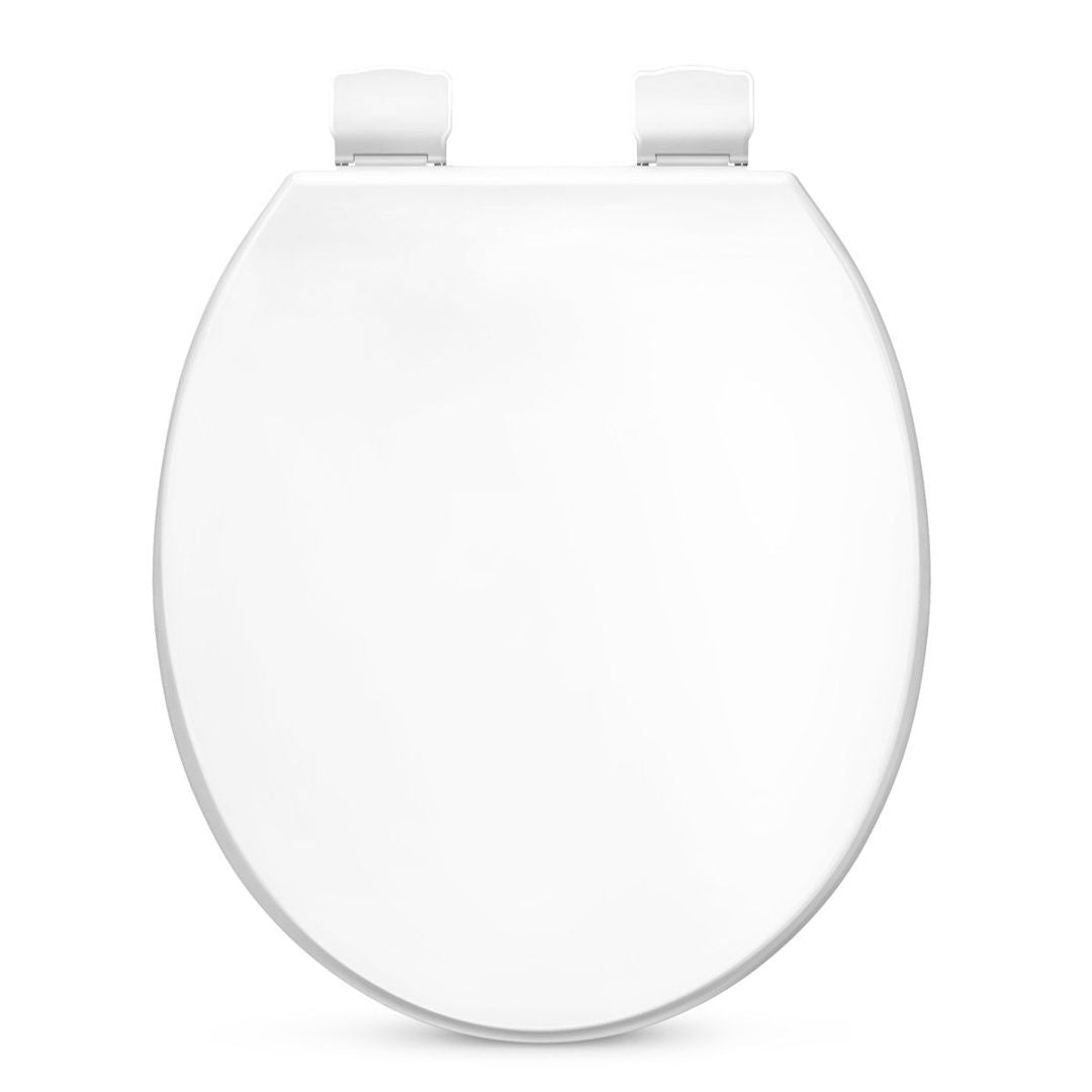 Slow Close Round Toilet Seat White