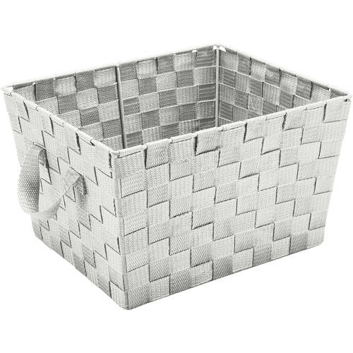 Small Woven Tote Heathergrey 10x2x8