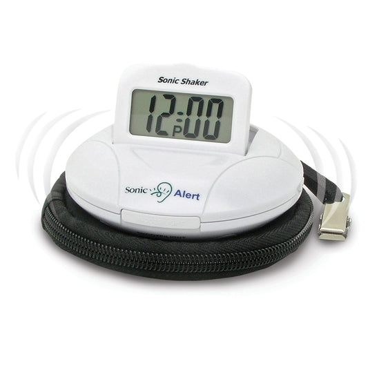 Sonic Boom Portable Vibrating Alarm Clock