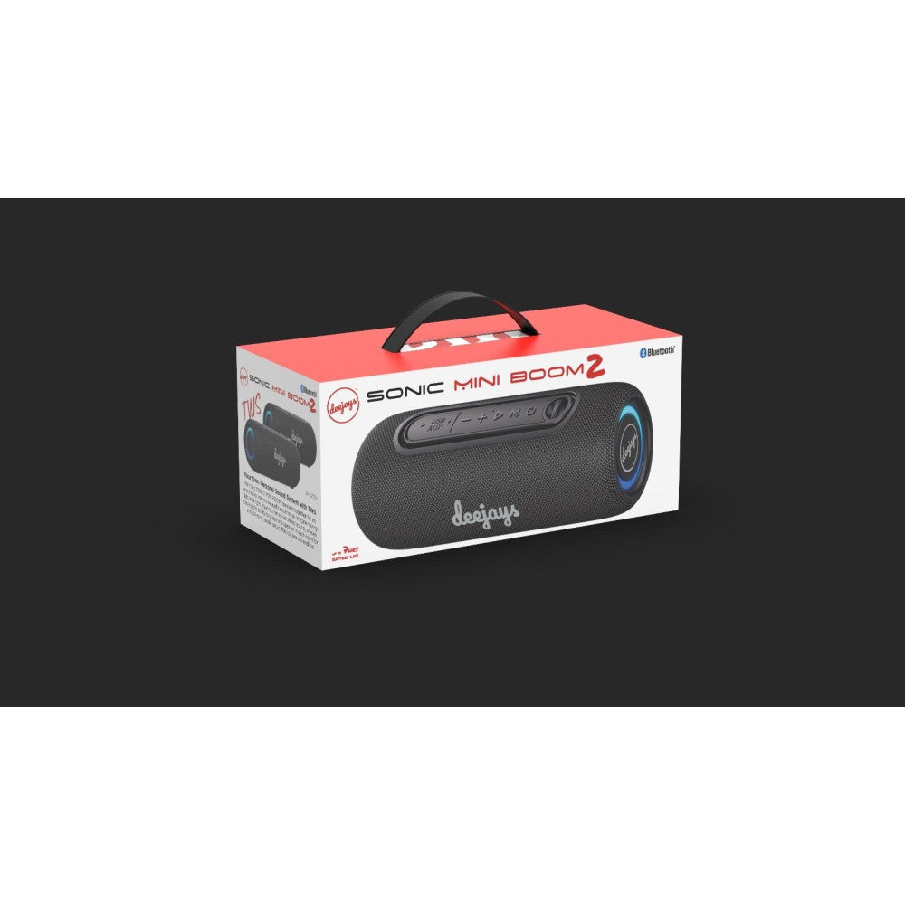 Sonic Mini Boom 2 Bluetooth Speaker Black