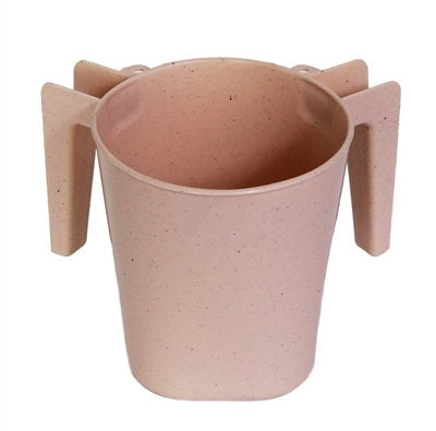 Square Wash Cup Pearl White 1