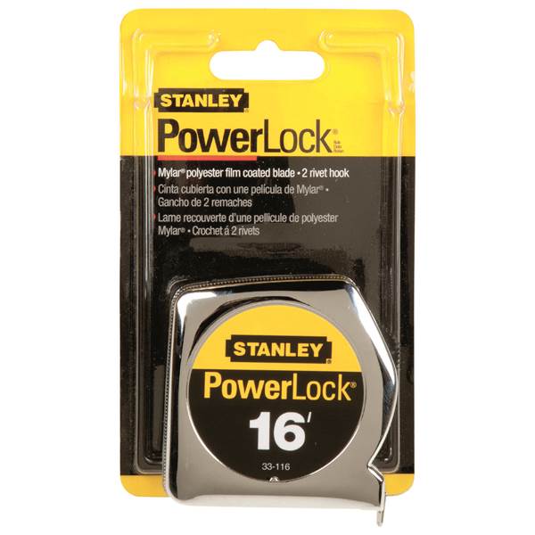 Stanley Power Lock Tape Rule 16'