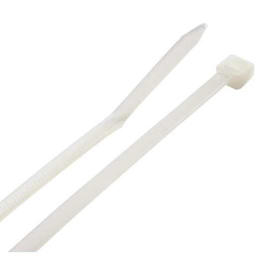 Steel Grip 8'' Cable Ties  (White)