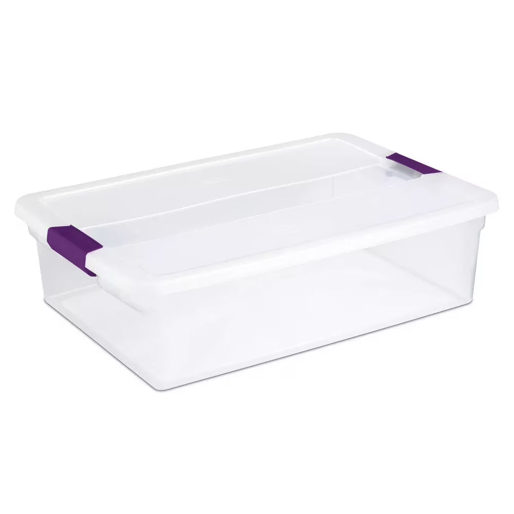STORAGE-LATCH TOP-32qt PURPLE