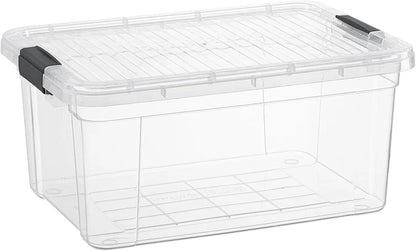 Superio 11 Qt Clear & Sleek Storage Bins 6