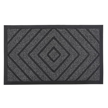 Superio 18'' X 30''  Daimond Coir Doormat Grey