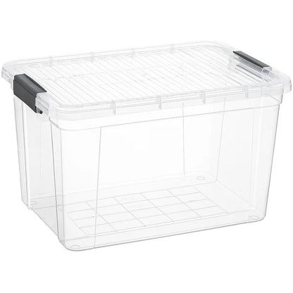 Superio 26 Qt Clear & Sleek Storage Bins 1