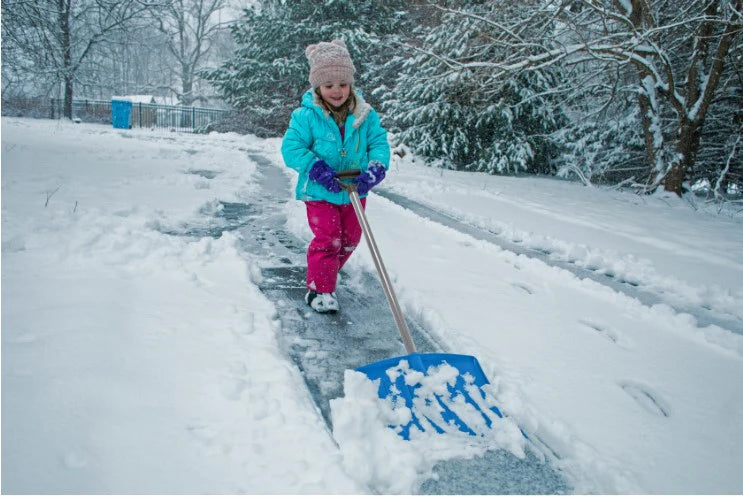 Superio Blue Kids Snow Shovel Metal Handle 5