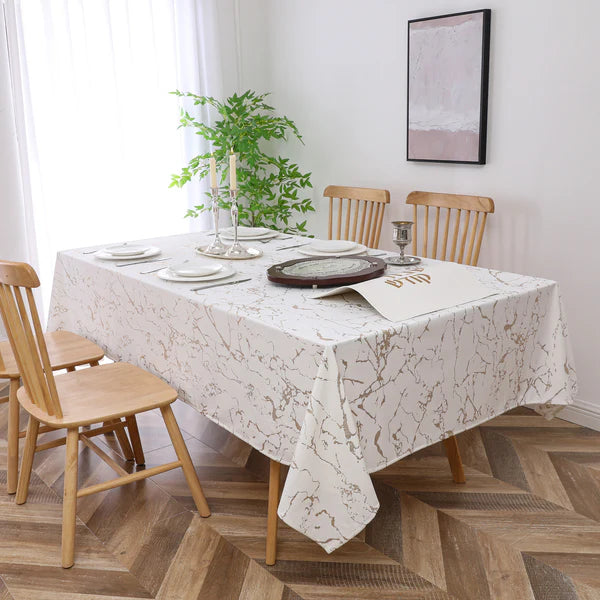 Majestic Tablecloths (70"X120", Velvet Glacier Gold)