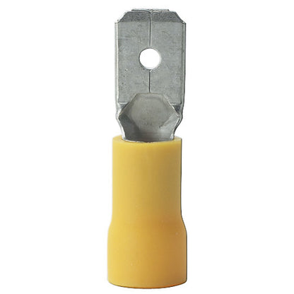TERMINAL DISCONNECT MALE/12-10AWG/.250"TAB YELLOW; 2