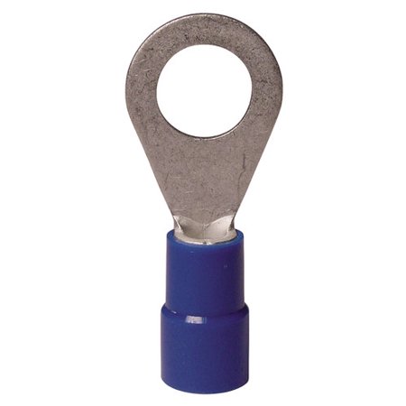 TERMINAL/ RING/ 16-14AWG/ 8-10 STUD/ BLUE; 22PCS/C