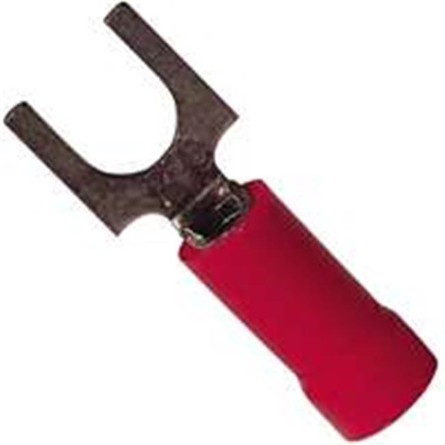 TERMINAL/ SPADE/ 22-16AWG/ 8-10 STUD/ RED; 20PCS/C