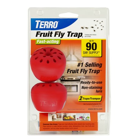 TERRO FRUIT FLY TRAP 2PK 1