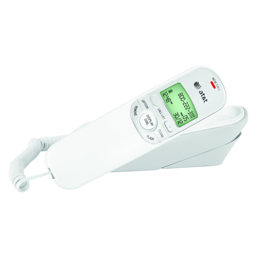 TR1909 Trimline Telephone with Call Waiting Caller ID White
