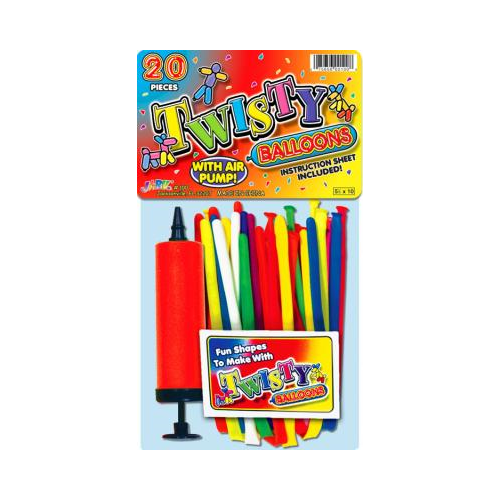 TWISTY BALLOONS W. PUMP