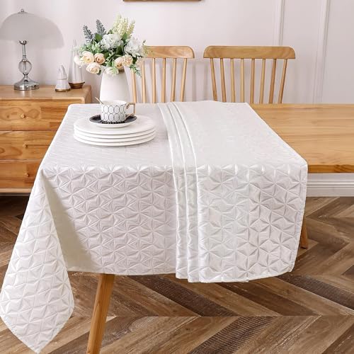 Tablecloth Exquisite Silver 70"x144" 1