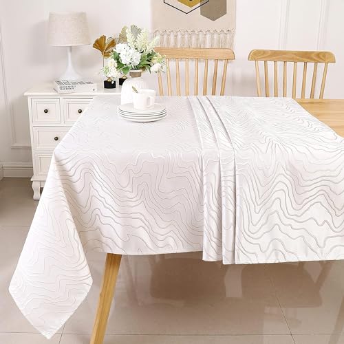 Tablecloth Ripple Gold 70"x108" 1