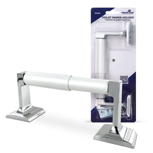 Toilet Paper Holder & Roller with Concealed Screws