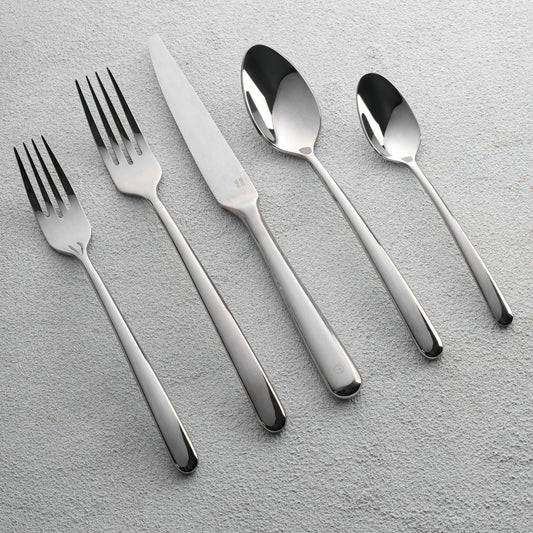 Vikko Opal Shinny Silver 18/10 SS 20 Pc Flatware Set