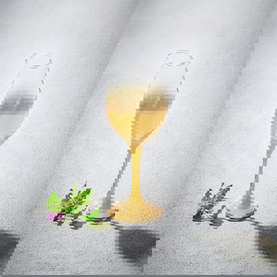 VD2085G Vikko - Decor Wine Glass Gold Ombre 11.5 oz