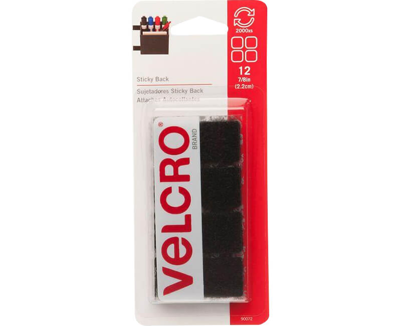 VELCRO-SQUARES-7/8"-BLACK