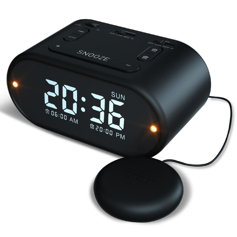 Vibrating Alarm Clock - Black